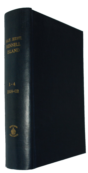 Wolff, T. - The Natural History of Rennell Island, British Solomon Islands. Vol. 1-4: Scientific Results of the Danish Rennell Expedition, 1951 and the British Museum (Natural History) Expedition, 1953