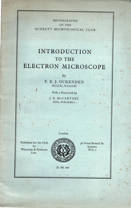 Ockenden, F.E.J. - Introduction to the Electron Microscope