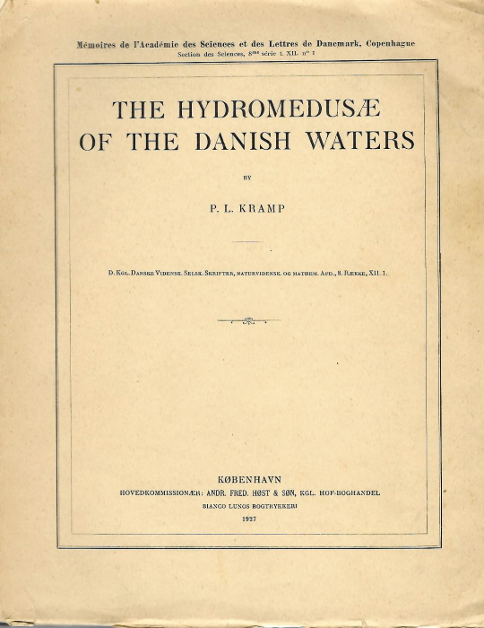 Kramp, P.L. - The Hydromedusae of the Danish Waters