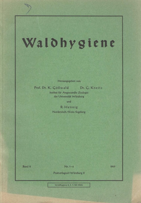 Merker, E. - Die Zuverlssigkeit der Bestandsdngung gegen Waldschdlinge