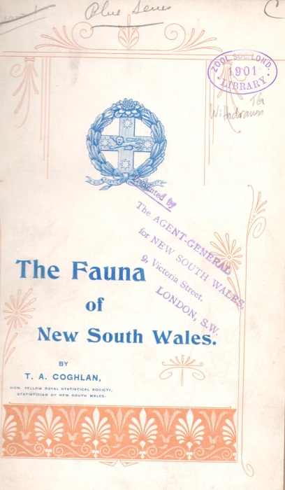 Coghlan, T.A. - The Fauna of New South Wales