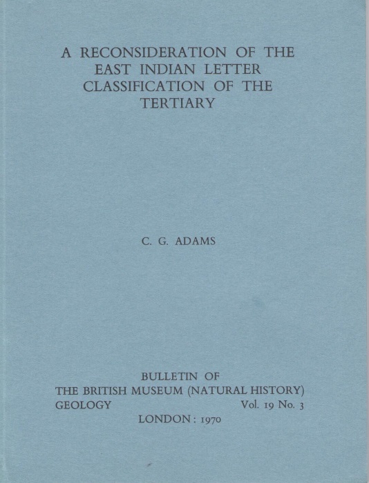 Adams, C.G. - A Reconsideration of the East Indian Letter Classification of the Tertiary
