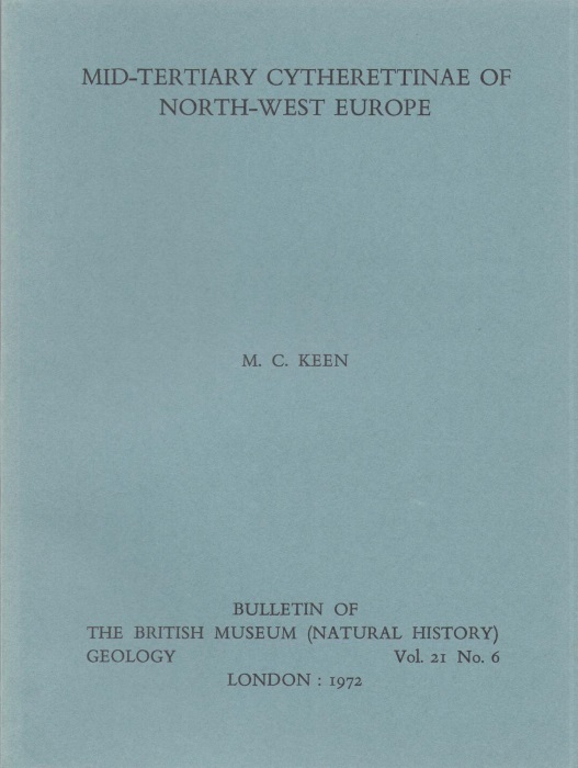 Keen, M.C. - Mid-Tertiary Cytherettinae of North-West Europe