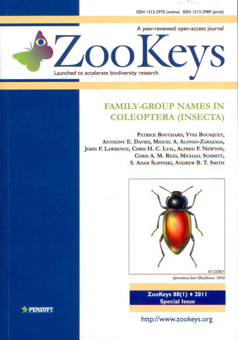 Bouchard, P.; Bousquet, P. et al - Family-group names in Coleoptera (Insecta)