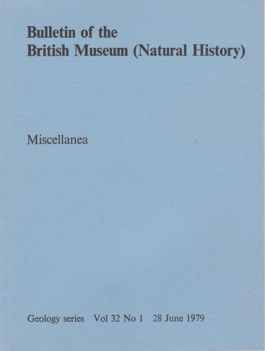  - Bulletin of the British Museum (Natural History) Miscellanea
