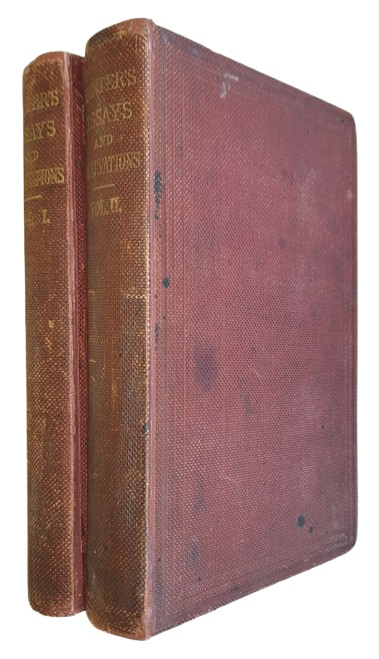 Hunter, John; Owen, Richard - Essays and Observations on Natural History, Anatomy, Physiology, Psychology, and Geology. Vol. I-II