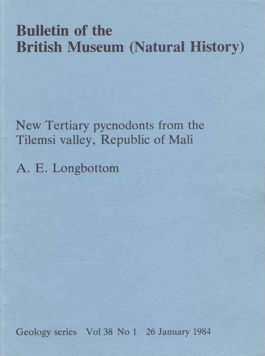 Longbottom, A.E. - New Tertiary Pycnodonts from the Tilemsi valley, Republic of Mali