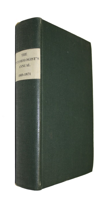 Stainton, H.T. - The Entomologist's Annual for 1869, 1870, 1871