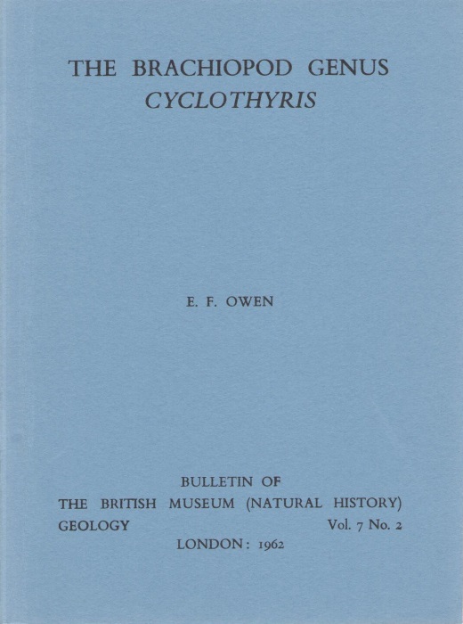 Owen, E.F. - The Brachiopod Genus Cyclothyris