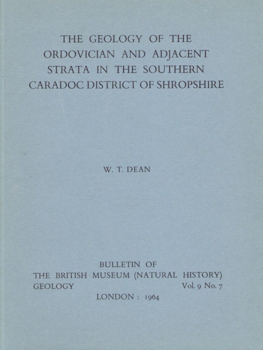 Dean, W.T. - The Geology of the Ordovician and Adjacent Strata in the southern Caradoc District of Shropshire