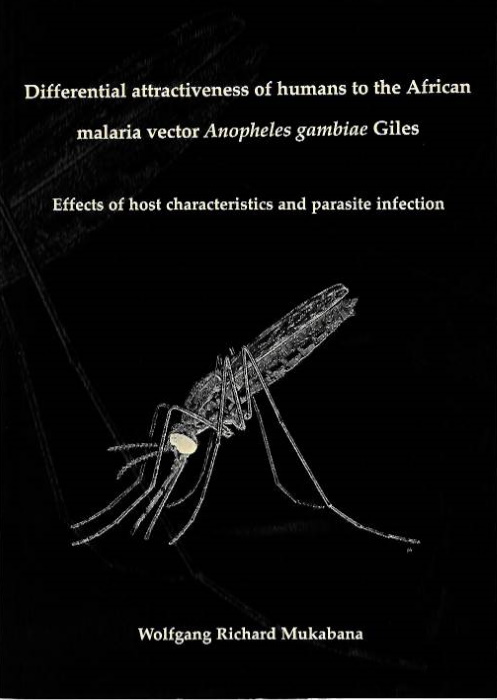 Mukabana, W.R. - Differential attractiveness of humans to the African malaria vector Anopheles gambiae Giles: Effects of host characteristics and parasite infection
