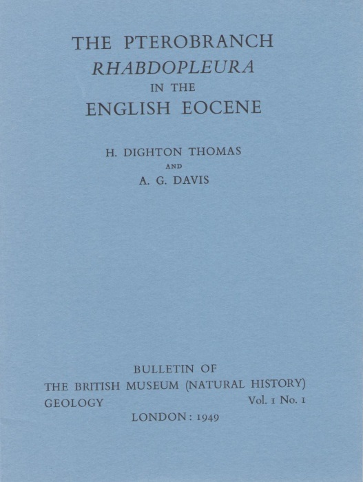 Thomas, H.D.; Davis, A.G. - The Pterobranch Rhabdopleura in the English Eocene