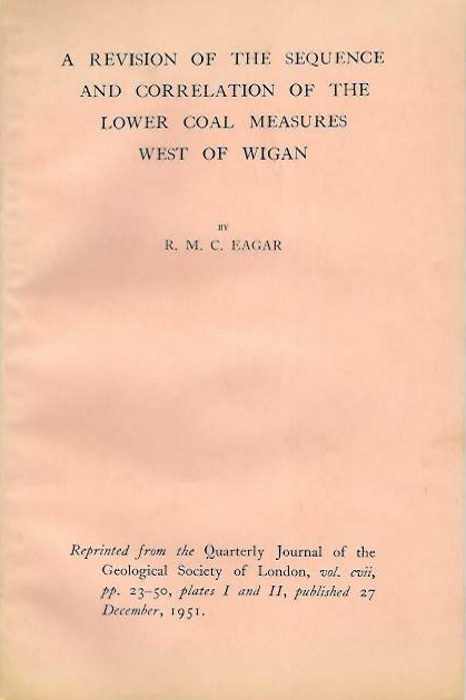 Eagar, R.M.C. - A Revision of the Sequence and Correlation of the Lower Coal Measures West of Wigan