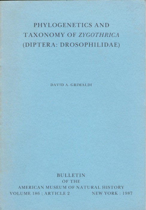 Grimaldi, D.A. - Phylogenetics and Taxonomy of Zygothrica (Diptera: Drosophilidae)