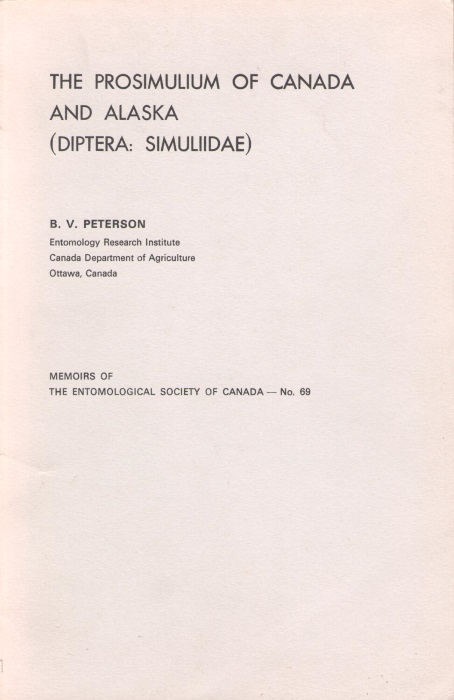 Peterson, B.V. - The Prosimulium of Canada and Alaska (Diptera: Simuliidae)