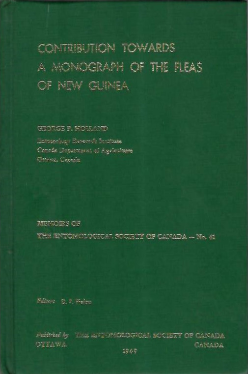 Holland, G.P. - Contribution towards a Monograph of the Fleas of New Guinea