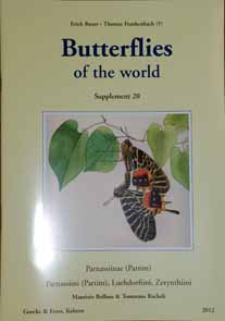 Bollino, M.; Racheli, T. - Butterflies of the World. Supplement 20:  Parnassiinae (Partim), Parnassiini (Partim), Luehdorfiini, Zerynthiini (Lepidoptera: Papilionidae)
