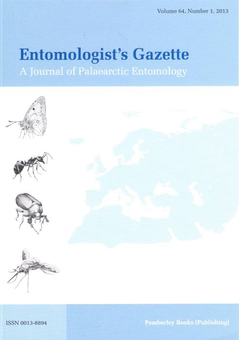  - Entomologist's Gazette. Vol. 64 (2013): Europe Individual Subscription