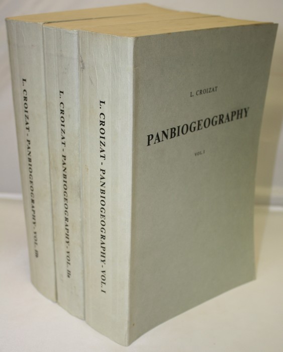 Croizat, L. - Panbiogeography. Vol. I, IIa, IIb