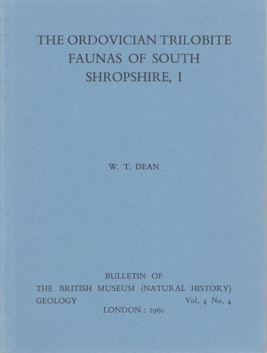 Dean, W.T. - The Ordovician Trilobite Faunas of South Shropshire, I