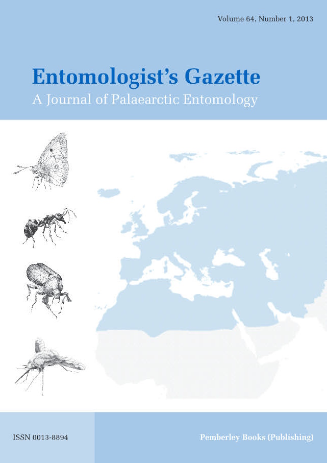  - Entomologist's Gazette Vol. 64 (2013)