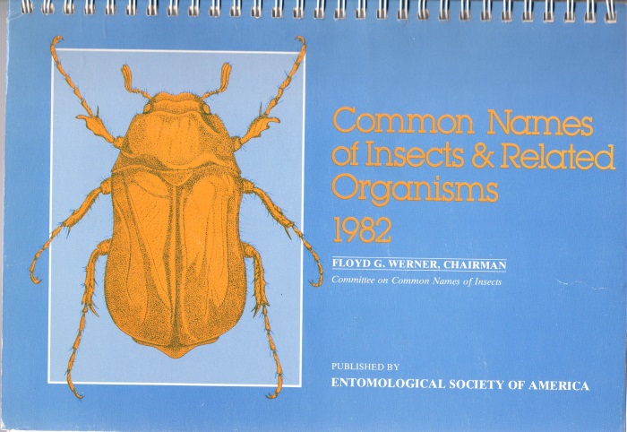Werner, F.G. - Common names of Insects & Related Organisms