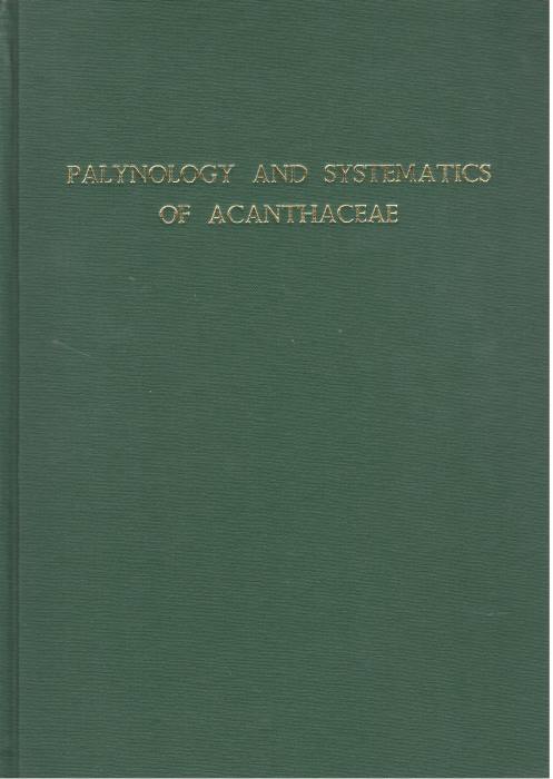 Scotland, R.W. - Palynology and Systematics of Acanthaceae