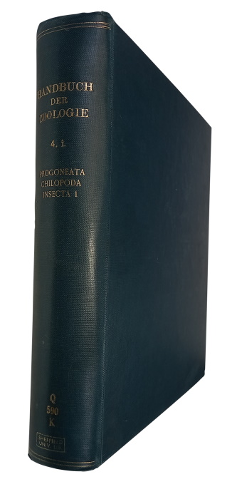 Attems, C.; Handlirsch, A. (Eds) - Progoneata, Chilopoda, Insecta 1 Handbuch der Zoologie. Bd. 4(1)