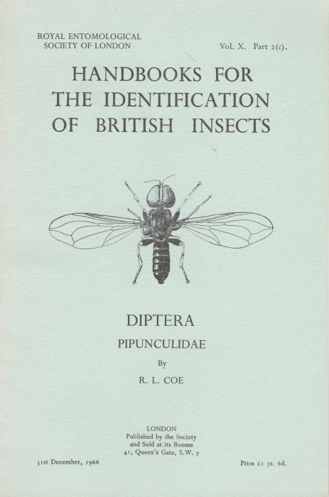 Coe, R.L. - Diptera Pipunculidae (Handbooks for the Identification of British Insects 10/2c)
