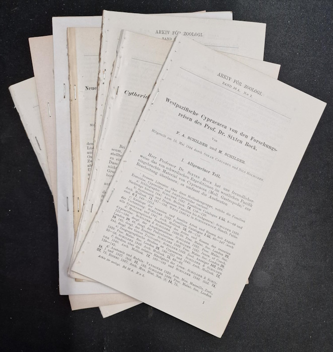  - 8 short papers on Ostracods from Archiv for Zoologi