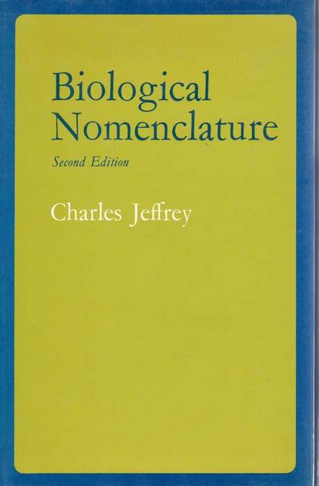 Jeffrey, C. - Biological Nomenclature