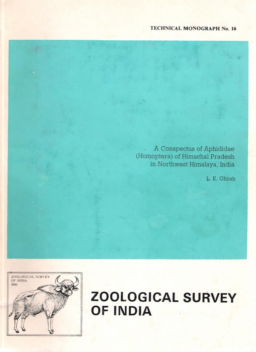 Ghosh, L.K. - A Conspectus of Aphididae (Homoptera) of Himachal Pradesh in Northwest Himalaya, India