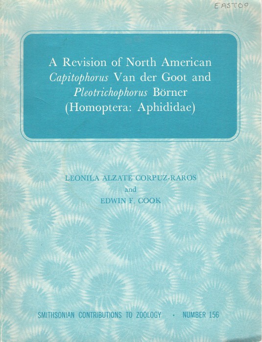 Corpuz-raros, L.A.; Cook, E.F. - Revision of North American Capitophorus Van der Goot and Pleotrichophorus Brner (Homoptera: Aphididae)