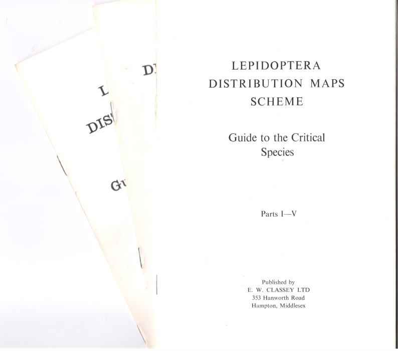 Heath, J.; Reid, J. - Lepidoptera Distribution Maps Scheme: Guide to the Critical Species. Pts I-VII