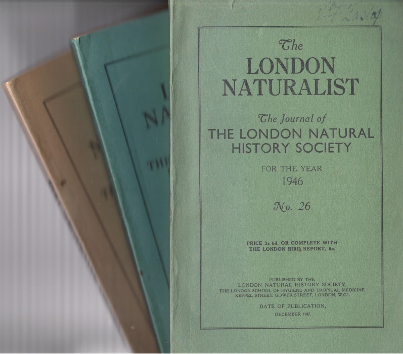  - The London Naturalist : The Journal of the London Natural History Society nos 26-28