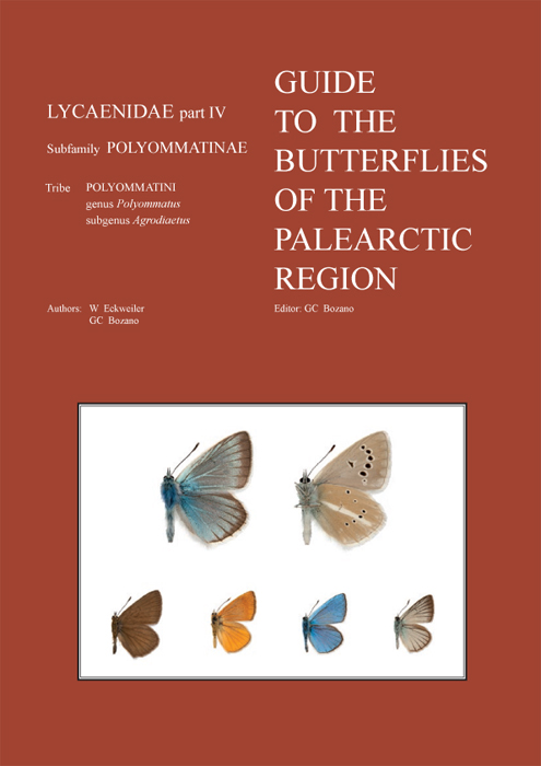 Eckweiler, W.; Bozano, G.C. - Guide to the Butterflies of the Palearctic Region: Lycaenidae 4:Subfamily Polyommatinae, Tribe Polyommatini, Genus Polyommatus, Subgenus Agrodiaetus
