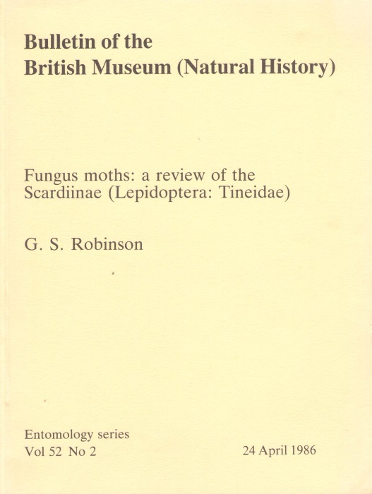 Robinson, G.S. - Fungus Moths: a review of the Scardiinae (Lepidoptera: Tineidae)