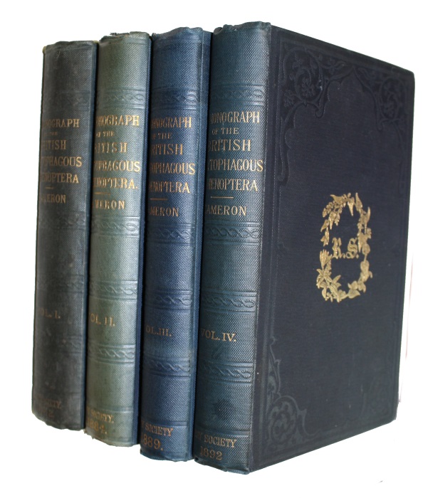 Cameron, P. - A Monograph of the British Phytophagous Hymenoptera (<i>Tenthredo</i>, <i>Sirex</i> and <i>Cynips</i>, Linn). Vols I-IV