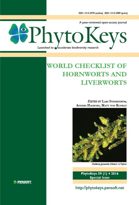 Sderstrm, L.; Hagborg, A.; Konrat, M. von - World checklist of hornworts and liverworts