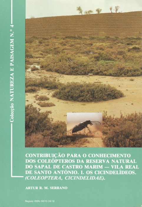 Serrano, A.R.M. - Contribuicao para o Conhecimento dos Coleopteros da Reserva Natural do Sapal  de Castro marim - Vila Real de Santo Antonio: 1. Os Cicindelideos