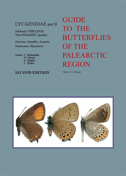 Weidenhoffer, Z.; Bozano, G.C.; Zhdanko, A.; Churkin, S. - Guide to the Butterflies of the Palearctic Region: Lycaenidae 2:  Theclinae, Eumaeini (Satyrium, Superflua, Armenia, Neolycaena, Rhymnaria)