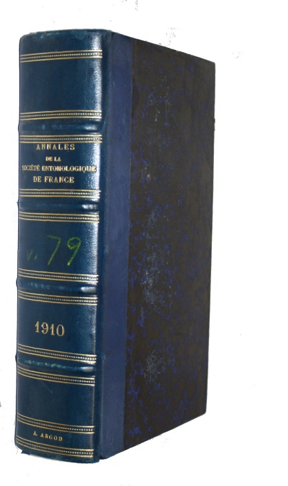  - Annales et Bulletin de la Socit Entomologique de France:  Annee 1910. Vol. 79