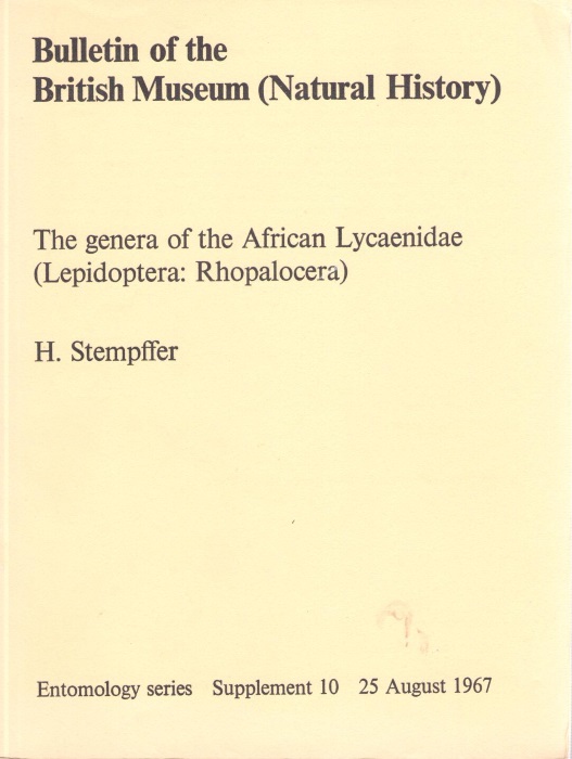 Stempffer, H. - The Genera of the African Lycaenidae (Lepidoptera: Rhopalocera)