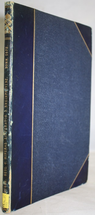 Dechen, H. von - Geologische und Mineralogische Litteratur der Rheinprovinz und der Provinz Westphalen sowie einiger angrenzenden Gegenden