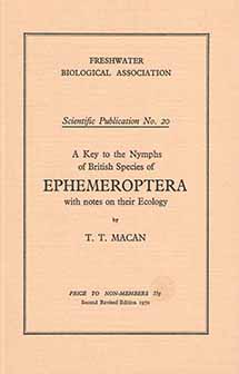 Macan, T.T. - A Key to the Nymphs of the British Species of Ephemeroptera: with notes on their Ecology