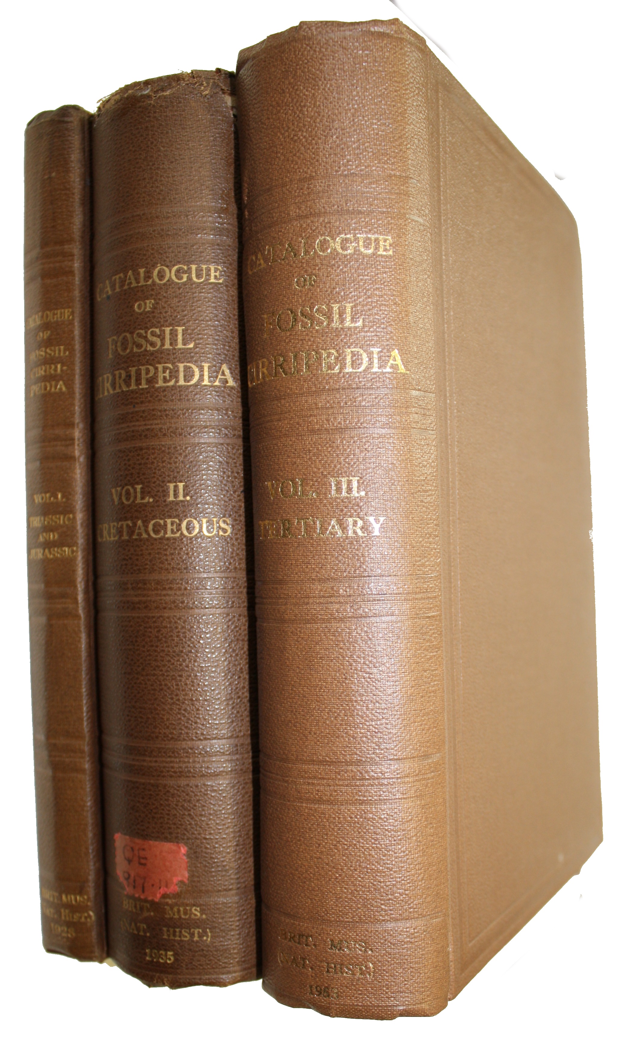 Withers, T.H. - Catalogue of Fossil Cirripedia in the Department of Geology. Vols I-III