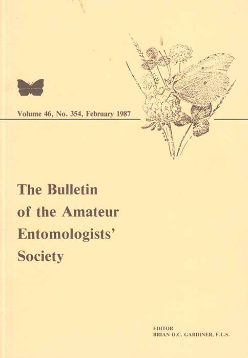  - The Bulletin of the Amateur Entomologists' Society. Vols. 46-66