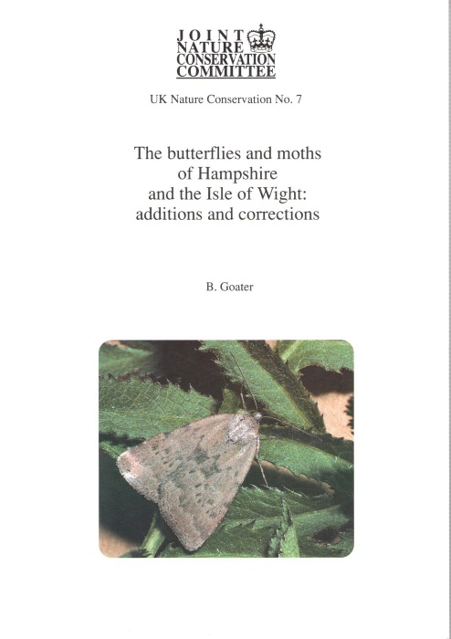 Goater, B. - The Butterflies and Moths of Hampshire and the Isle of Wight: Additions and Corrections