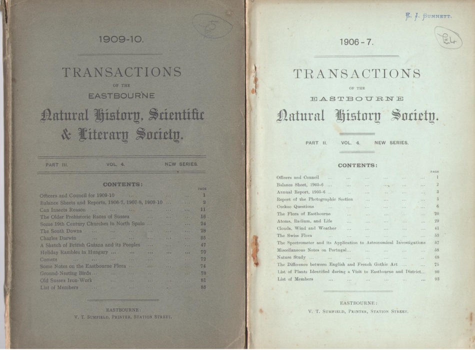 Various authors - Transactions of the Eastbourne Natural History, Scientific & Literary Society 4(2-3)