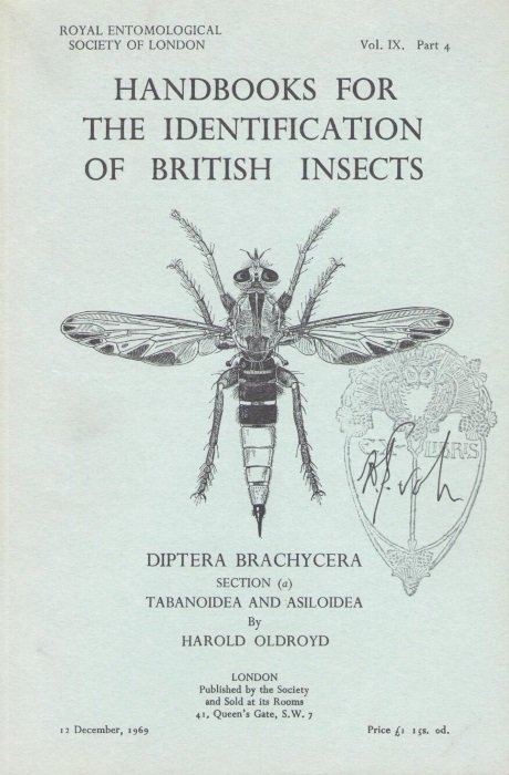 Oldroyd, H. - Diptera Brachycera: Tabanoidea and Asiloidea (Handbooks for the Identification of British Insects 9/4)